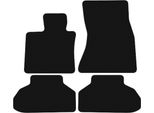 Tappetini In Velluto Per Bmw X6 F16 (2014-2020, Suv) Neri, Set 4 Pz, Con Fissaggi