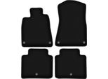 Tappetini In Velluto Per Lexus Gs Iii (2005-2012, Berlina) Neri, Set 4 Pz, Con Fissaggi