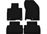 Tappetini In Velluto Per Hyundai Santafe Iv (2018-, Suv) Neri, Set 4 Pz, Con Fissaggi