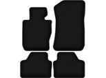 Tappetini In Velluto Per Bmw X1 E84 Xdrive (2004-2011, 0) Neri, Set 4 Pz, Con Fissaggi
