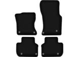 Tappetini In Velluto Per Jaguar Xf X260 (2016-, Berlina, Station Wagon) Neri, Set 4 Pz, Con Fissaggi