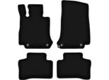 Tappetini In Velluto Per Mercedes Eqc N293 (2019-, Suv) Neri, Set 4 Pz, Con Fissaggi