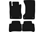 Tappetini In Velluto Per Mercedes W211 4Matic (2003-2009, Berlina, Station Wagon) Neri, Set 4 Pz, Con Fissaggi