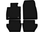Tappetini In Velluto Per Ford Puma Ii (2019-, Crossover) Neri, Set 4 Pz, Con Fissaggi