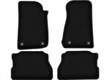 Tappetini In Velluto Per Jeep Wrangler Iv Rubicon (2017-, Fuoristrada) Neri, Set 4 Pz, Con Fissaggi