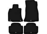 Tappetini In Velluto Per Kia Stinger 2WD (2017-, Liftback) Neri, Set 4 Pz, Con Fissaggi