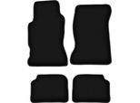 Tappetini In Velluto Per Honda Legend Ii (1991-1996, Coupé) Neri, Set 4 Pz, Con Fissaggi