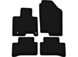 Tappetini In Velluto Per Kia Sportage V (2021-, Suv) Neri, Set 4 Pz, Con Fissaggi