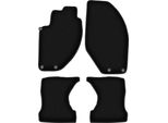 Tappetini In Velluto Per Lancia Kappa (1994-2001, Coupé) Neri, Set 4 Pz, Con Fissaggi