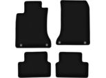 Tappetini In Velluto Per Infiniti Q30 (2015-2019, Hatchback) Neri, Set 4 Pz, Con Fissaggi
