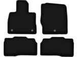 Tappetini In Velluto Per Ford Explorer MK6 SU625 (2020-, Suv) Neri, Set 4 Pz, Con Fissaggi