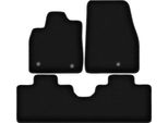 Tappetini In Velluto Per Ford Mustang Mach-E (2020-, 0) Neri, Set 3 Pz, Con Fissaggi