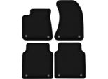 Tappetini In Velluto Per Audi A8 D4 (2010-2017, Long) Neri, Set 4 Pz, Con Fissaggi