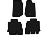 Tappetini In Velluto Per Jeep Wrangler Iii Jk (2006-2017, Fuoristrada) Neri, Set 4 Pz, Con Fissaggi
