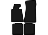 Tappetini In Velluto Per Bmw 7 E32 (1986-1994, Long) Neri, Set 4 Pz, Con Fissaggi