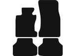 Tappetini In Velluto Per Bmw 5 E60 (2003-2010, Xdrive) Neri, Set 4 Pz, Con Fissaggi