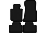 Tappetini In Velluto Per Bmw 4 G26 (2021-2022, Gran Coupé) Neri, Set 4 Pz, Con Fissaggi