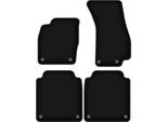 Tappetini In Velluto Per Audi A8 D5 (2017-2022, Long) Neri, Set 4 Pz, Con Fissaggi