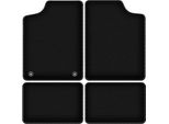 Tappetini In Velluto Per Citroen Ax (1986-1998, Hatchback) Neri, Set 4 Pz, Con Fissaggi