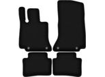 Tappetini In Velluto Per Mercedes C-Klasa W206 (2021-, Berlina, Station Wagon) Neri, Set 4 Pz, Con Fissaggi