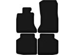 Tappetini In Velluto Per Bmw 7 F02 (2008-2015, Long) Neri, Set 4 Pz, Con Fissaggi
