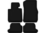 Tappetini In Velluto Per Bmw 2 F23 (2014-2022, Cabrio) Neri, Set 4 Pz, Con Fissaggi