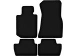 Tappetini In Velluto Per Bmw 2 G42 (2021-2022, Coupé) Neri, Set 4 Pz, Con Fissaggi