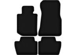 Tappetini In Velluto Per Bmw 4 G22 (2020-2022, Coupé) Neri, Set 4 Pz, Con Fissaggi