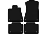 Tappetini In Velluto Per Lexus Gs Iv (2012-2020, 0) Neri, Set 4 Pz, Con Fissaggi