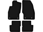 Tappetini In Velluto Per Opel Corsa E (2015-2020, Hatchback) Neri, Set 4 Pz, Con Fissaggi