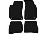 Tappetini In Velluto Per Volkswagen Passat B5 Fl (2000-2005, Berlina, Station Wagon, Variant) Neri, Set 4 Pz, Con Fissaggi