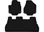 Tappetini In Velluto Per Chrysler Pacifica Ii (2017-, 5 Posti) Neri, Set 3 Pz, Con Fissaggi