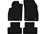 Tappetini In Velluto Per Opel Astra J (2009-2015, Hatchback, Berlina, Station Wagon, Sports Tourer) Neri, Set 4 Pz, Con Fissaggi