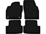 Tappetini In Velluto Per Seat Ibiza V (2017-, Hatchback) Neri, Set 4 Pz, Con Fissaggi