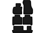 Tappetini In Velluto Per Bmw 2 F46 (2015-2022, 7 Posti) Neri, Set 5 Pz, Con Fissaggi