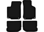 Tappetini In Velluto Per Volkswagen Bora (1997-2005, Variant, Station Wagon, Berlina) Neri, Set 4 Pz, Con Fissaggi