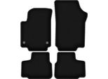 Tappetini In Velluto Per Seat Mii (2011-, Hatchback) Neri, Set 4 Pz, Con Fissaggi