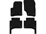 Tappetini In Velluto Per Porsche Cayenne I (2002-2010, Suv) Neri, Set 4 Pz, Con Fissaggi
