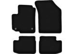 Tappetini In Velluto Per Suzuki SX4 I (2006-2014, Hatchback) Neri, Set 4 Pz, Con Fissaggi