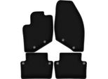 Tappetini In Velluto Per Volvo S80 I (1998-2006, Berlina) Neri, Set 4 Pz, Con Fissaggi