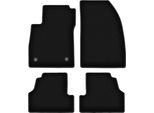 Tappetini In Velluto Per Opel Mokka (2012-2016, Crossover) Neri, Set 4 Pz, Con Fissaggi
