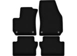 Tappetini In Velluto Per Opel Zafira B (2005-2014, Minivan) Neri, Set 4 Pz, Con Fissaggi