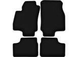 Tappetini In Velluto Per Opel Astra G (1998-2009, Berlina, Station Wagon, Hatchback) Neri, Set 4 Pz, Con Fissaggi