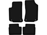Tappetini In Velluto Per Rover 75 (1998-2005, Station Wagon, Berlina) Neri, Set 4 Pz, Con Fissaggi