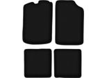Tappetini In Velluto Per Volkswagen Golf I (1974-1983, Hatchback) Neri, Set 4 Pz, Con Fissaggi