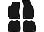 Tappetini In Velluto Per Skoda Superb I (2001-2008, Berlina) Neri, Set 4 Pz, Con Fissaggi