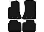 Tappetini In Velluto Per Opel Omega B (1994-2003, Berlina, Station Wagon) Neri, Set 4 Pz, Con Fissaggi