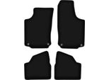 Tappetini In Velluto Per Opel Corsa C (2000-2006, Hatchback) Neri, Set 4 Pz, Con Fissaggi