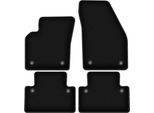 Tappetini In Velluto Per Volvo S40 Ii (2004-2012, Berlina) Neri, Set 4 Pz, Con Fissaggi