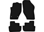 Tappetini In Velluto Per Peugeot 308 Cc (2007-2013, Cabriolet) Neri, Set 4 Pz, Con Fissaggi